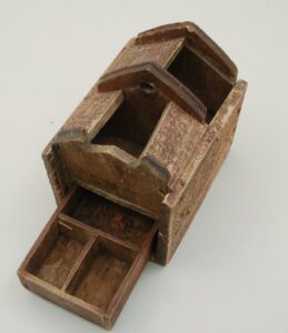 Chip carving on exterior house box inside details - Decorative Woodcarving