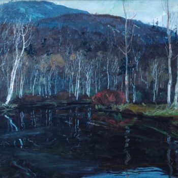 Birch Trees, Jonas Lie - Fine Arts