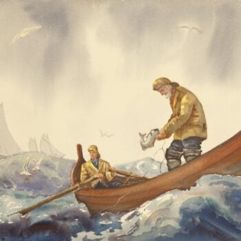 Fishermen, Carl Strand - Fine Arts