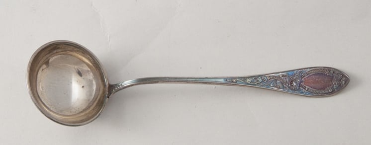 Spoon with a Viking revival design