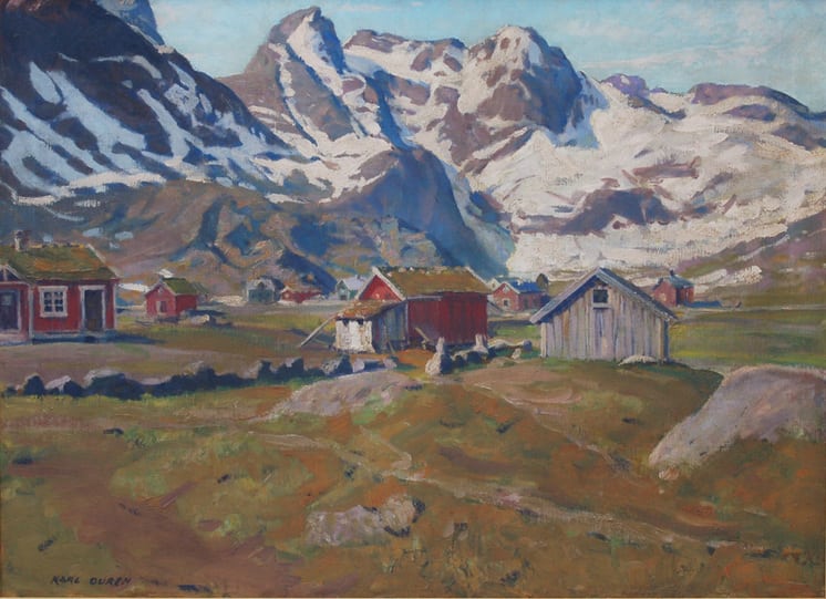Trøndelag Farm, Karl Ouren - Fine Arts
