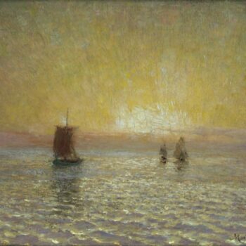 Dawn on Lake Michigan, Marie Løkke - Fine Arts
