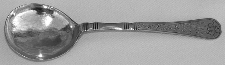 This baroque spoon was made in Bergen in about 185 by Peder Reimers - Norwegian Metalworking