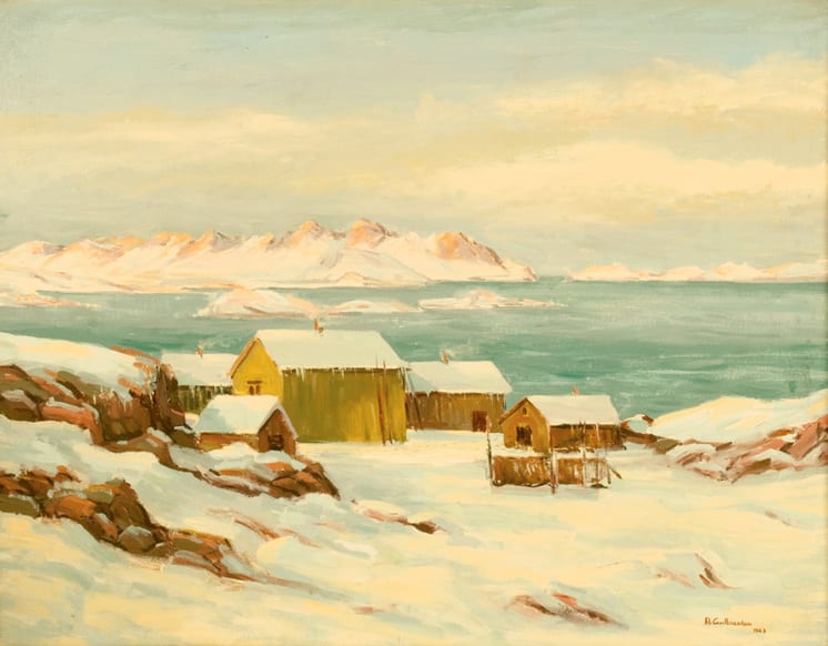 Fishermen's Home North Coast of Norway, Peer Gulbrandsen - Fine Arts