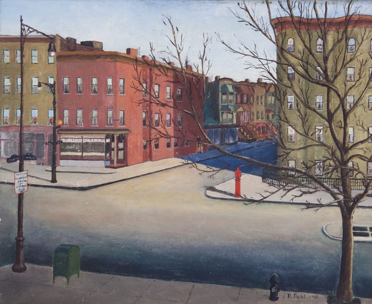 Sunday Morning in Brooklyn, Ralph Dahl - FIne Arts