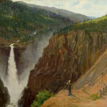 Rjukan Waterfalls, Herbjørn Gausta - Fine Arts