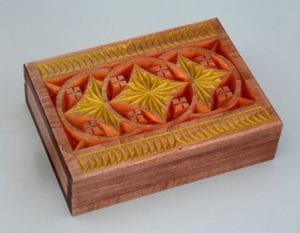 Chip-carved box © 2015 Marty Leenhouts Chip-carved box © 2015 Marty Leenhouts