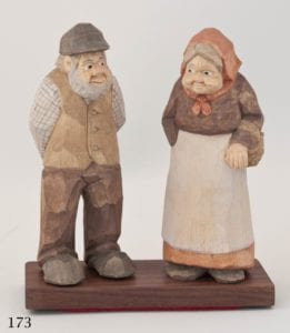 “Immigrant Couple” carved figure © 2013 James Miller “Immigrant Couple” carved figure © 2013 James Miller
