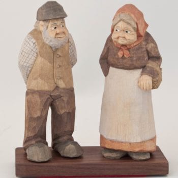 “Immigrant Couple” carved figure © 2013 James Miller “Immigrant Couple” carved figure © 2013 James Miller