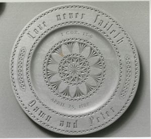 Plate with incised decoration © 1986 Timothy Montzka Plate with incised decoration © 1986 Timothy Montzka