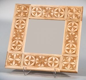 Chip-Carved Mirror © 2017 Shawn Sersland Chip-Carved Mirror © 2017 Shawn Sersland